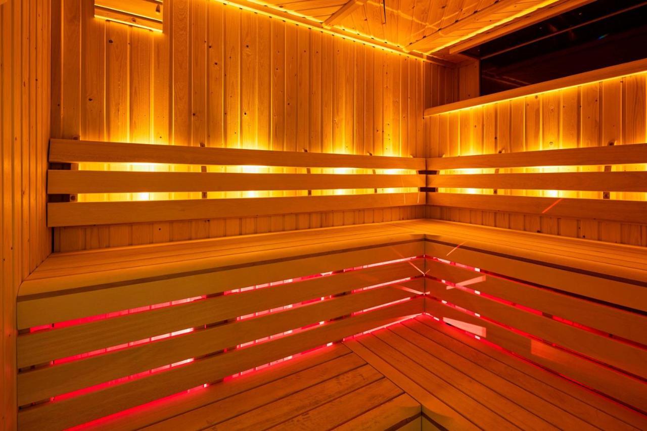 London Marriott Hotel Canary Wharf Exterior foto A modern Finnish sauna