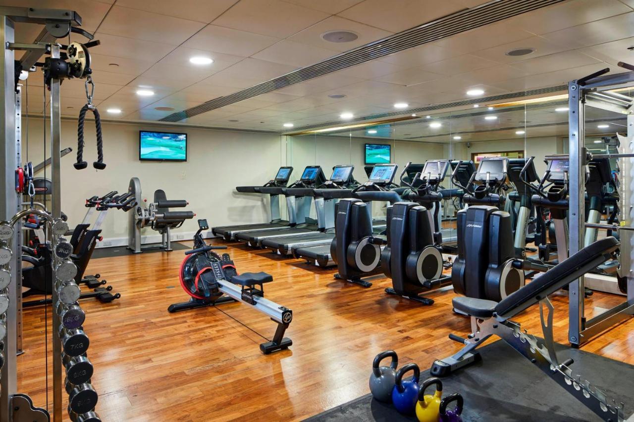 London Marriott Hotel Canary Wharf Exterior foto The gym at the hotel